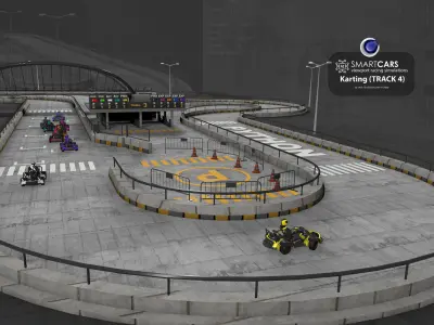 SmartCARS AI Karting Simulations 4 3D model