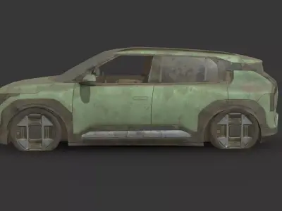 Abandoned Car - Kia EV3 2025 Low-poly 3D model