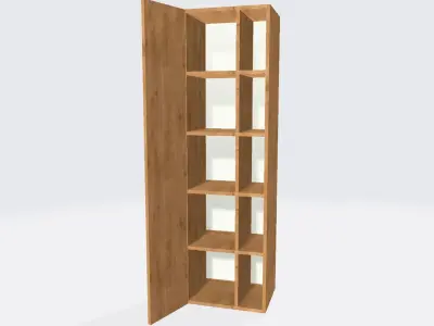 Bathroom Shelf Free low-poly 3D model