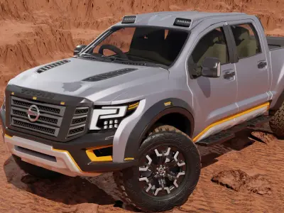Nissan Titan Warrior 3D Model 3D model