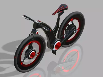 A stylish cycle 3D print model