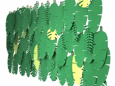 Glimakra of Sweden JUNGLEWALL Fabric Decorative acoustic panel 3D model