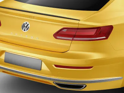 VW Arteon R-line 2018 3D model