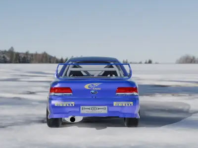 Subaru Impreza gc8 3D model