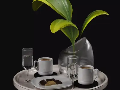 decorative set 04 3D model