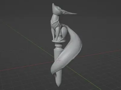 Yae Miko Fox Totem -- Print Ready -- Genshin Impact 3D print model