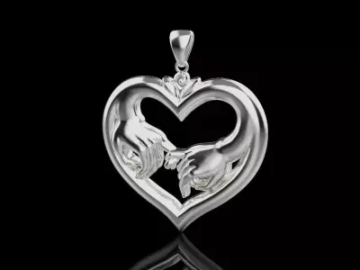 Pendants Love You 0043 3D print model