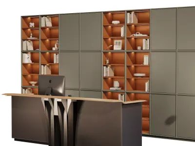 Luxury Reception Table Low-poly 3D model