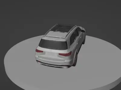 Mercedes-Benz GLS-Class Luxury SUV  HighQuality 3D Model Low-poly 3D model