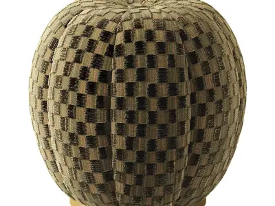 Sofia Footstool by Soho Home Exclusive to Selfridges 3D model