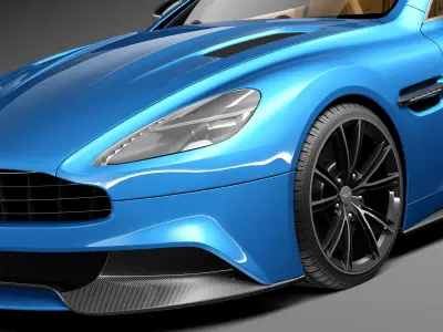 Aston Martin Vanquish Volante 2014 3D model