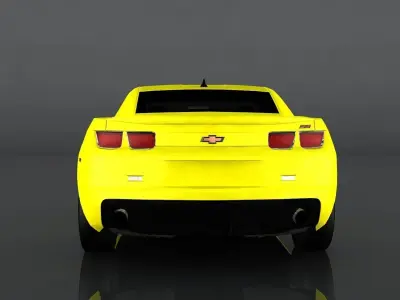 Chevrolet Camaro SS 2010 Low-poly 3D model