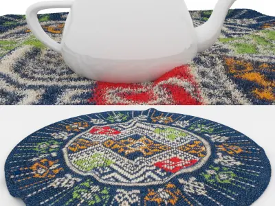Rugs No 984 Low-poly 3D model