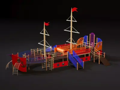 Playground ship 3D model