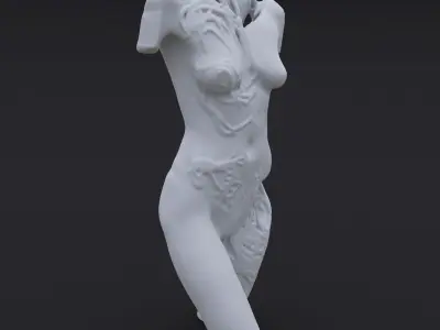 Carved Body 3D model