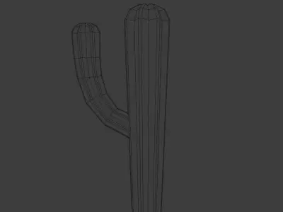 Cactus Low-poly 3D model