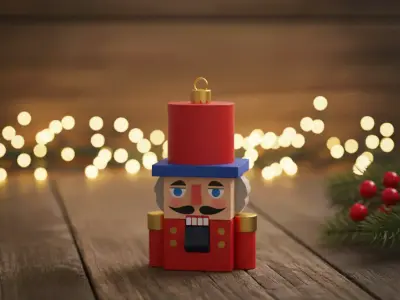 Nutcracker ornament 3D print model