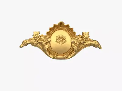 Classic decor ornament 214 3D model