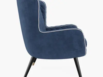 Baxter Dolly Armchair 3D model