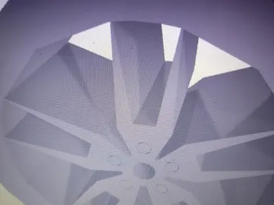 car drive 3D print model