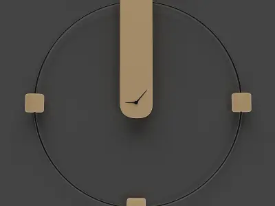 Plurimo Design Memo Clock 3D model