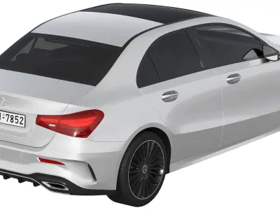 Mercedes-Benz A-Class Sedan AMG 2023 3D model