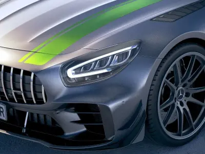 Mercedes AMG GT-R PRO 2020 VRAY 3D model