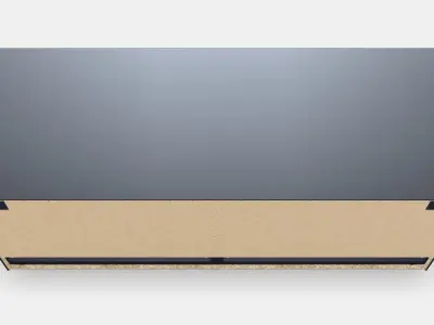 BRIMNES TV bench 1 Low-poly 3D model