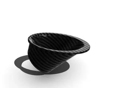 Intake Bellmouth x2 versions 3D print model