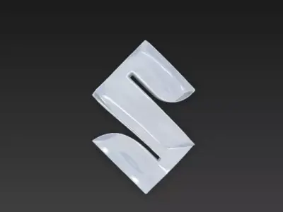 3D Suzuki Logo Model 3D model