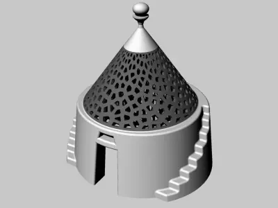 The Trullo - traditional Italian  Apulian home  3D print model