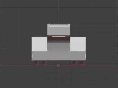 Lowboy Trailer 3D Printable 3D print model