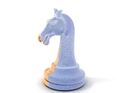 Elegant Ivory Knight model pack Low-poly 3D model