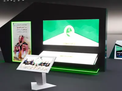 Space platform for the Ministry of Defense 3D model