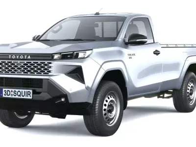 Toyota HiLux Single Cab 2026 3D model