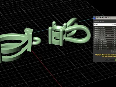 Pendant Pear 8x6 3D print model