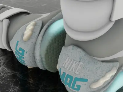 NIKE AIR MAG 3D SHOES Low-poly 3D model