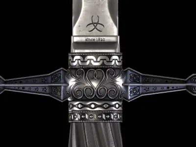 Medieval Dagger - GameReady Model - Unreal Engine Low-poly 3D model