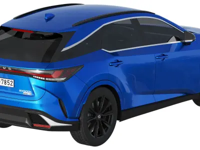 Lexus RX 500h F-Sport 2023 3D model