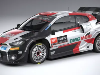 Toyota Yaris GR WRC 2022 3D model