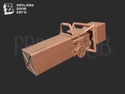 Zenless Zone Zero ben bigger W-Engine Big Cylinder for cosplay 3D print model