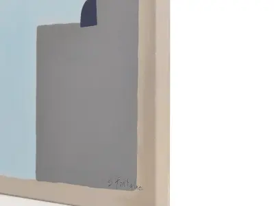 Citala Canvas Wall Art Renwil PBR 3D model