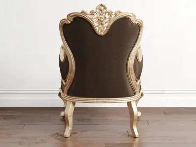 Calenas Art Deco Koltuk Takimi Chair 3D model