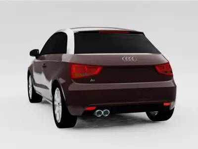 Audi A1 8X 2010 3 Door 3D model