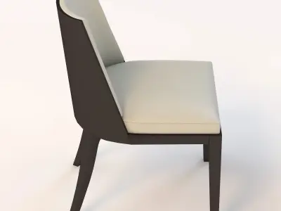 Crescent Chair 3D model