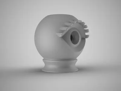 Abstract Eye Pencil Holder 3D print model