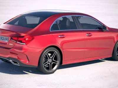 Mercedes-Benz A-Class L Sedan CN 2019 3D model