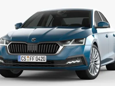 Skoda Octavia 2020 3D model