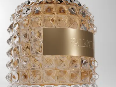 Valentino Perfume Low-poly 3D model