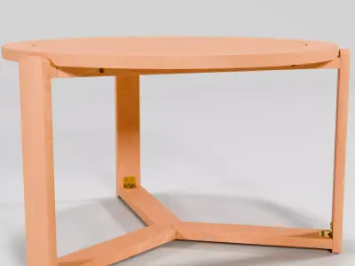 Table  Modern Furniture    Low Poly and  Game Ready Low-poly 3D model
